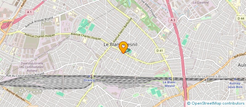 localisation de l'entreprise MONSIEUR JACQUES MARQUES à LE BLANC-MESNIL