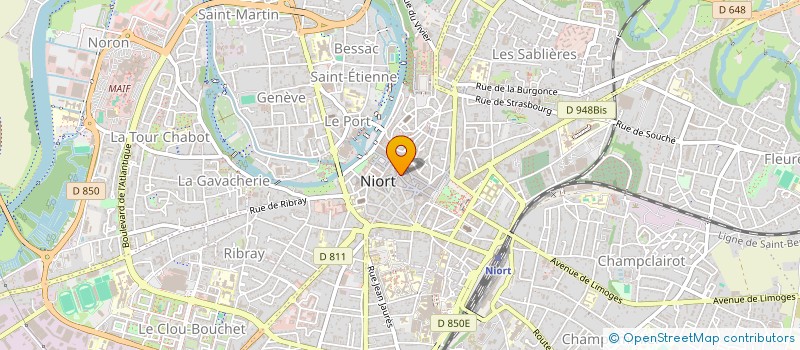 localisation de l'entreprise MONSIEUR JACQUES MARQUETEAU à NIORT