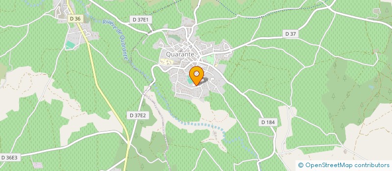 localisation de l'entreprise MONSIEUR JACQUES MARQUIER à QUARANTE