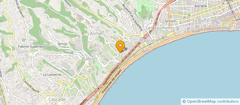 localisation de l'entreprise MONSIEUR JACQUES MARSAT à NICE