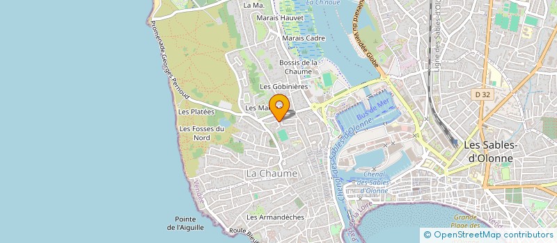 localisation de l'entreprise MONSIEUR JACQUES MARTIN à LES SABLES D'OLONNE