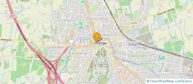 localisation de l'entreprise MONSIEUR JACQUES MARTIN  ORANGE