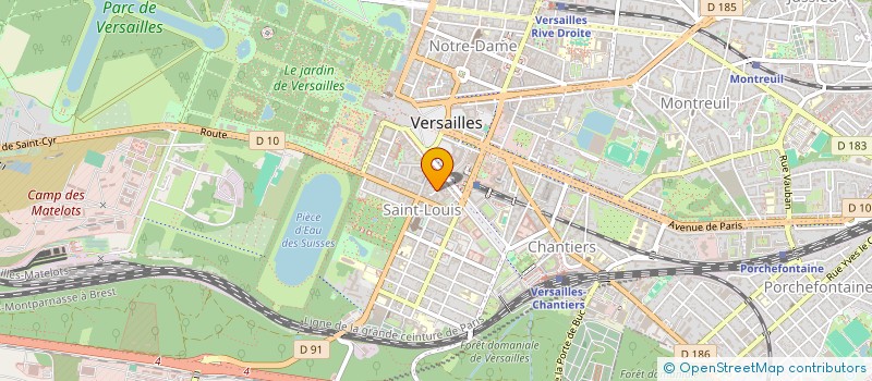 localisation de l'entreprise MONSIEUR JACQUES MARTIN à VERSAILLES