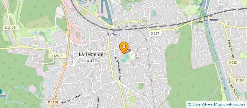 localisation de l'entreprise MONSIEUR JACQUES MARTIN à LA TESTE-DE-BUCH