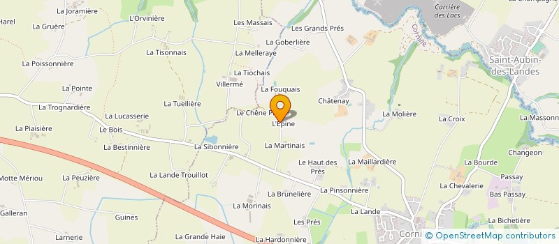 localisation de l'entreprise MONSIEUR JACQUES MARTIN  CORNILLE