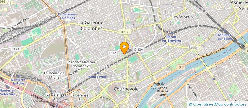 localisation de l'entreprise MONSIEUR JACQUES MARTIN à COURBEVOIE