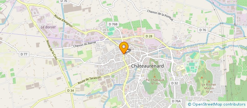 localisation de l'entreprise MONSIEUR JACQUES MARTIN  CHATEAURENARD