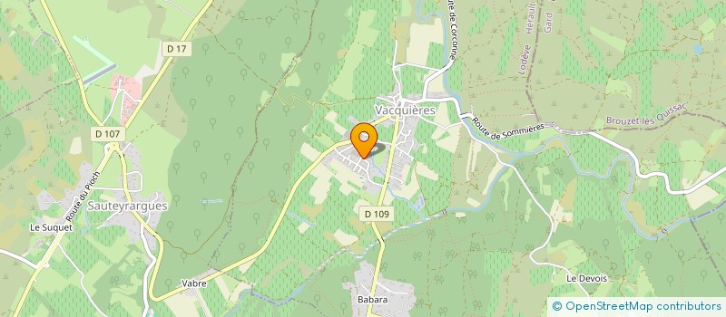 localisation de l'entreprise MONSIEUR JACQUES MARTINEZ  FONTANES