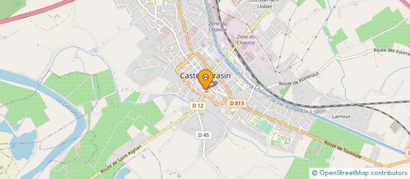 localisation de l'entreprise MONSIEUR JACQUES MARTINS  CASTELSARRASIN