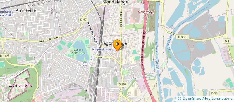 localisation de l'entreprise MONSIEUR JACQUES MARTY à HAGONDANGE