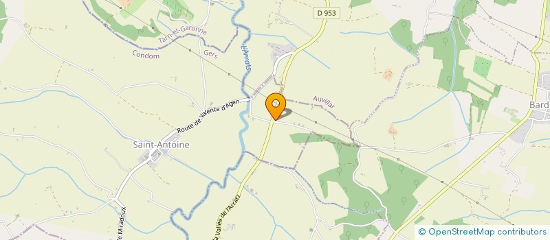 localisation de l'entreprise MONSIEUR JACQUES MASCARAS  MIRADOUX