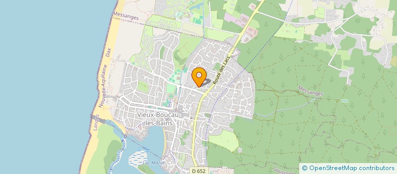 localisation de l'entreprise MONSIEUR JACQUES MASLE  VIEUX-BOUCAU-LES-BAINS