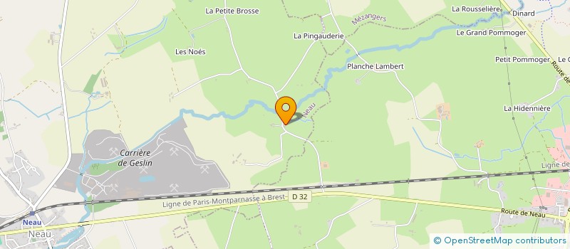 localisation de l'entreprise MONSIEUR JACQUES MASSEROT  NEAU