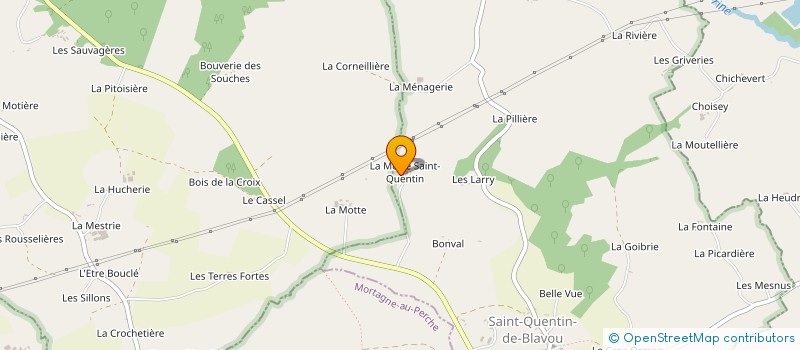 localisation de l'entreprise MONSIEUR JACQUES MASSOT à SAINT-QUENTIN-DE-BLAVOU