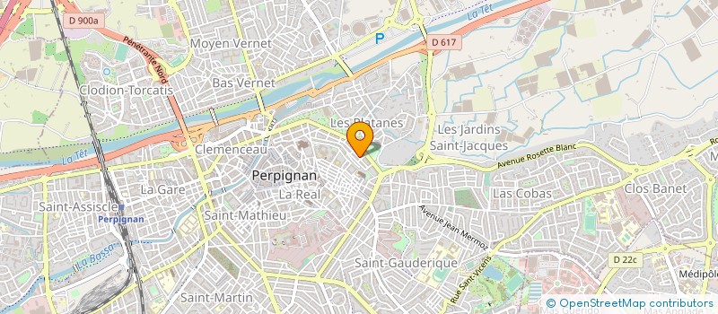 localisation de l'entreprise MONSIEUR JACQUES MASSOT à PERPIGNAN