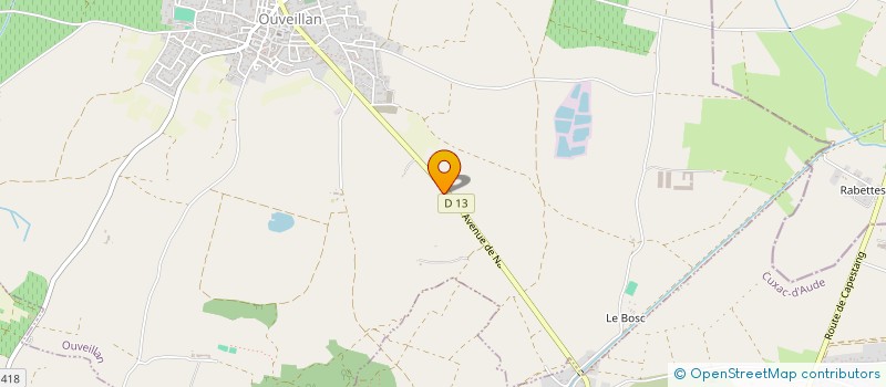 localisation de l'entreprise MONSIEUR JACQUES MATEU  OUVEILLAN