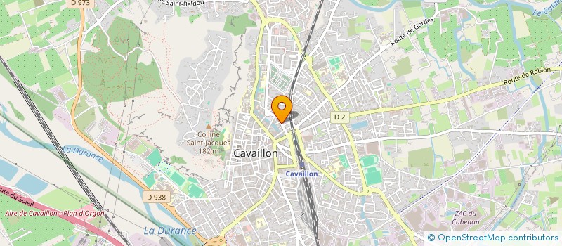 localisation de l'entreprise MONSIEUR JACQUES MATHERON à CAVAILLON
