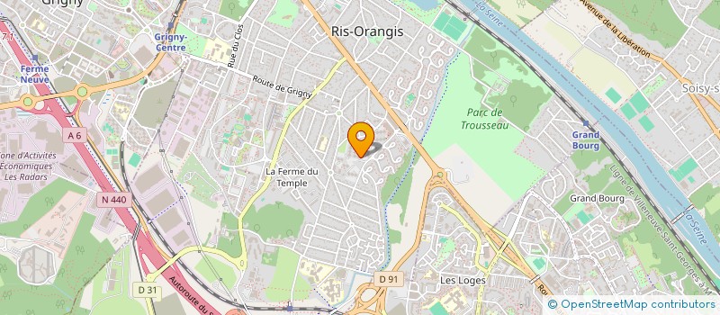 localisation de l'entreprise MONSIEUR JACQUES MATHIEU à RIS-ORANGIS