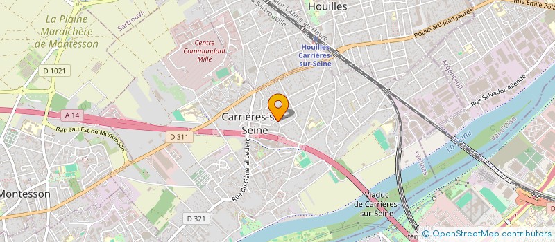 localisation de l'entreprise MONSIEUR JACQUES MATHON à CARRIERES-SUR-SEINE