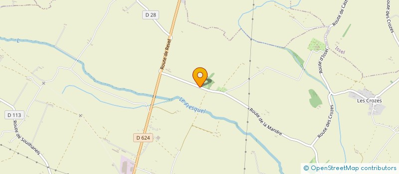 localisation de l'entreprise MONSIEUR JACQUES MAUBUISSON  CASTELNAUDARY