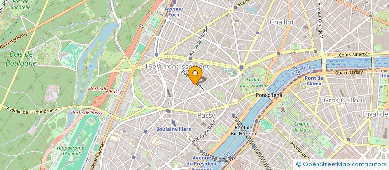 localisation de l'entreprise MONSIEUR JACQUES MAUDUY à PARIS