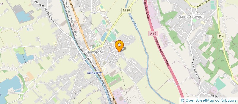 localisation de l'entreprise MONSIEUR JACQUES MAUREL  SAINT-JORY