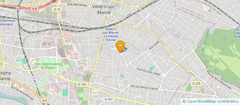 localisation de l'entreprise MONSIEUR JACQUES MAURICE  CHAMPIGNY-SUR-MARNE