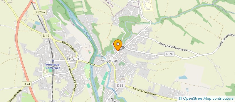 localisation de l'entreprise MONSIEUR JACQUES MAURY à VENERQUE