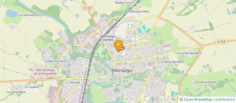 localisation de l'entreprise MONSIEUR JACQUES MAUVILAIN à MONTAIGU-VENDEE