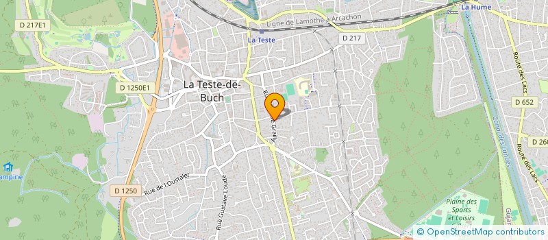 localisation de l'entreprise MONSIEUR JACQUES MAUZE à LA TESTE-DE-BUCH