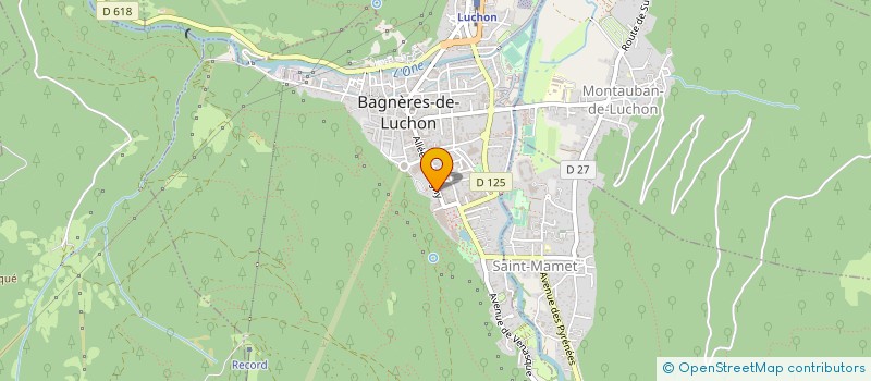 localisation de l'entreprise MONSIEUR JACQUES MAY à BAGNERES-DE-LUCHON