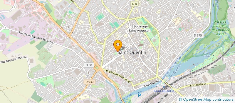 localisation de l'entreprise MONSIEUR JACQUES MAYEKO NTOTO à SAINT QUENTIN