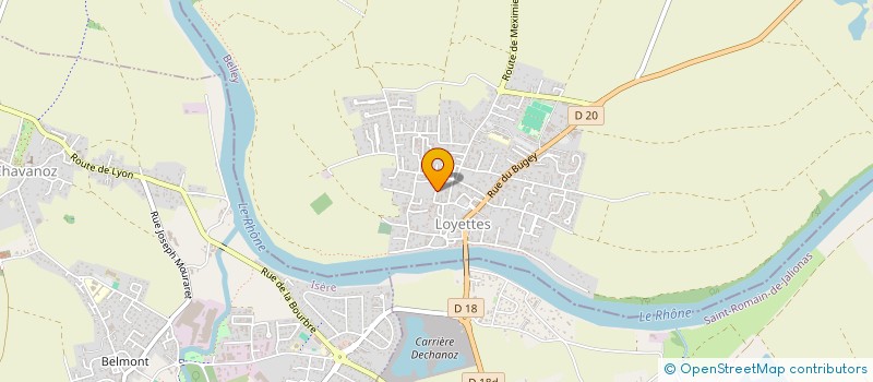 localisation de l'entreprise MONSIEUR JACQUES MAYET à LOYETTES