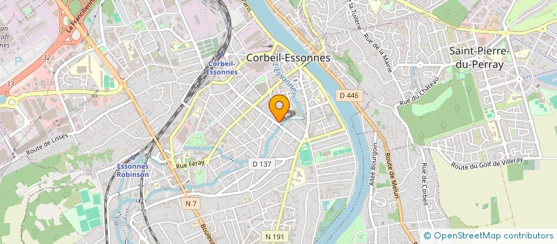 localisation de l'entreprise MONSIEUR JACQUES MAZIERE à CORBEIL-ESSONNES