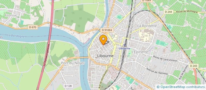 localisation de l'entreprise MONSIEUR JACQUES MAZOYER  LIBOURNE