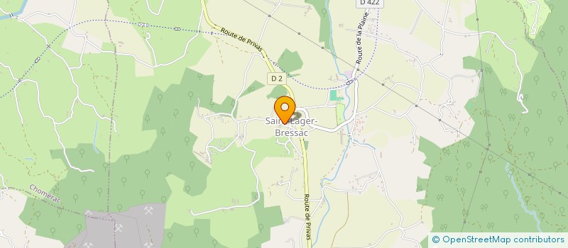localisation de l'entreprise MONSIEUR JACQUES MAZZEGA à SAINT-LAGER-BRESSAC