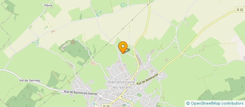 localisation de l'entreprise MONSIEUR JACQUES MAZZOLENI  PIERREFONTAINE-LES-VARANS