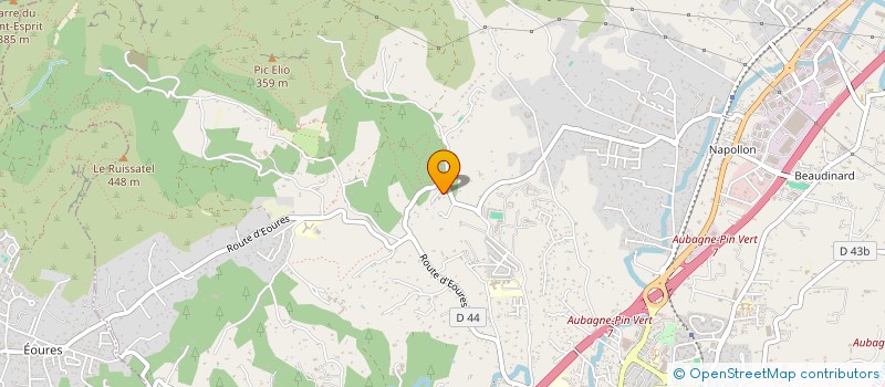 localisation de l'entreprise MONSIEUR JACQUES MELER  AUBAGNE