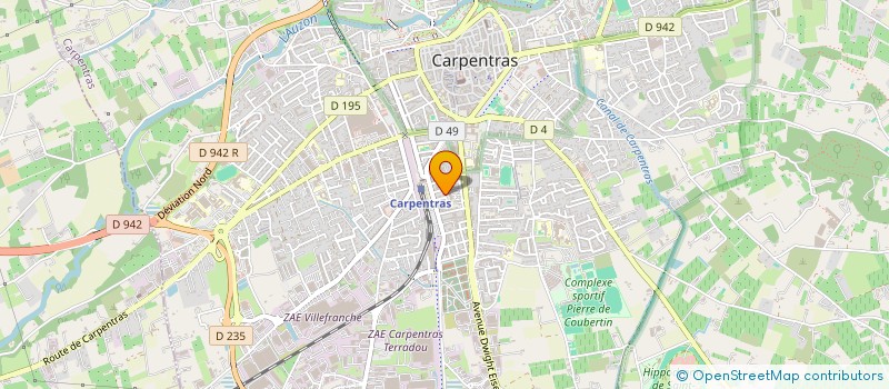 localisation de l'entreprise MONSIEUR JACQUES MELERO à CARPENTRAS