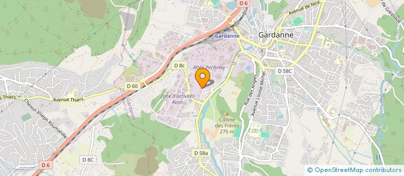 localisation de l'entreprise MONSIEUR JACQUES MELKONIAN à GARDANNE