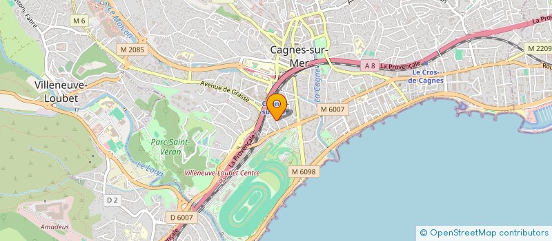 localisation de l'entreprise MONSIEUR JACQUES MELLO à CAGNES-SUR-MER