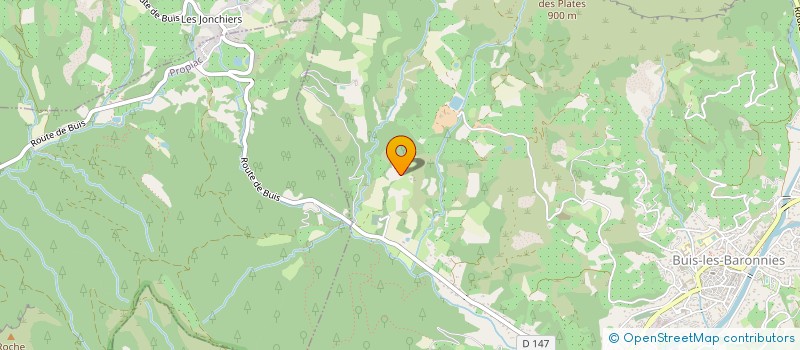 localisation de l'entreprise MONSIEUR JACQUES MELOSI  BUIS-LES-BARONNIES