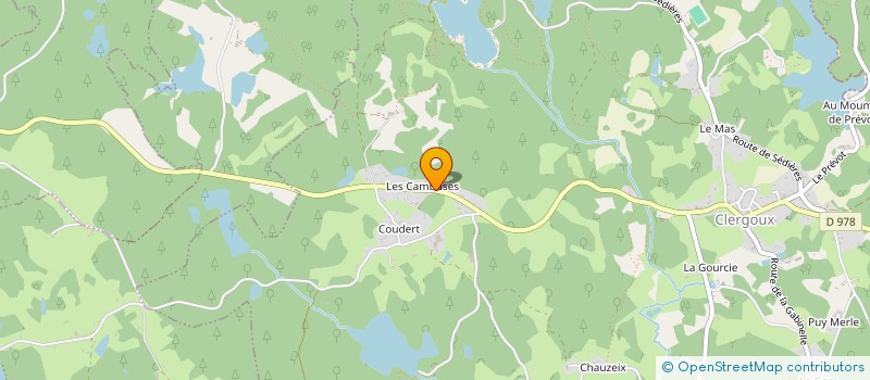 localisation de l'entreprise MONSIEUR JACQUES MENDES  CLERGOUX