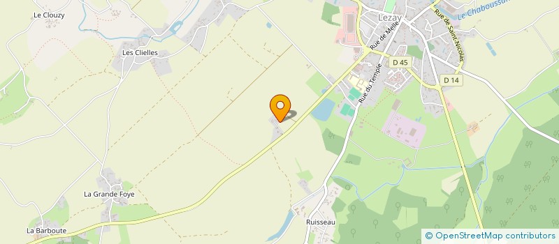 localisation de l'entreprise MONSIEUR JACQUES MENUET  LEZAY