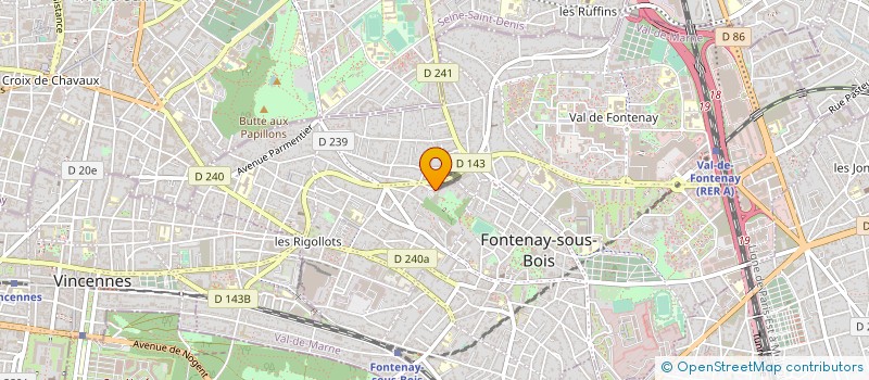 localisation de l'entreprise MONSIEUR JACQUES MEOU à FONTENAY-SOUS-BOIS