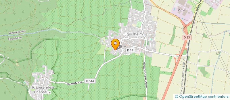 localisation de l'entreprise MONSIEUR JACQUES MERTZEISEN  EGUISHEIM