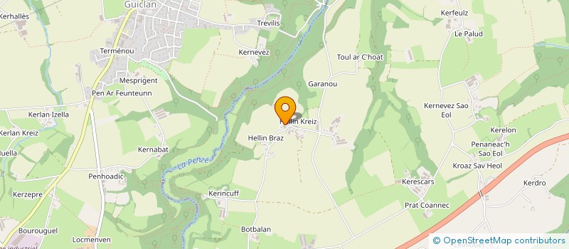 localisation de l'entreprise MONSIEUR JACQUES MESSAGER  SAINT-THEGONNEC LOC-EGUINER