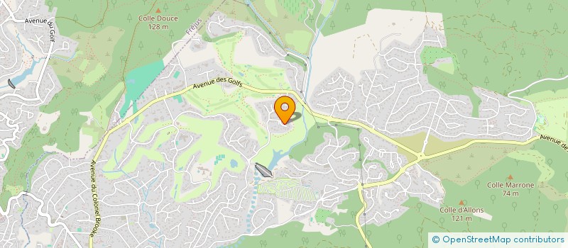 localisation de l'entreprise MONSIEUR JACQUES MEUNIER  SAINT RAPHAEL