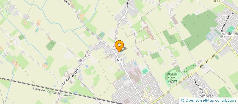 localisation de l'entreprise MONSIEUR JACQUES MEURILLON  PERENCHIES