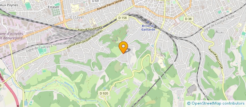 localisation de l'entreprise MONSIEUR JACQUES MEYNIEUX  BRIVE-LA-GAILLARDE